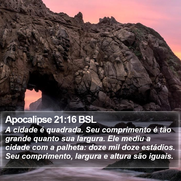 Apocalipse 21:16 BSL Bible Study