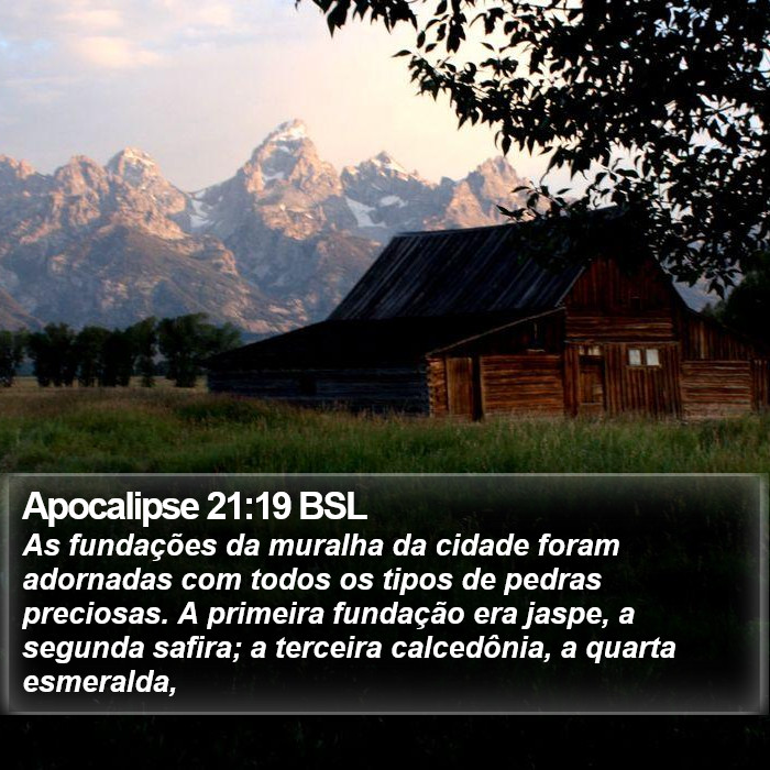 Apocalipse 21:19 BSL Bible Study