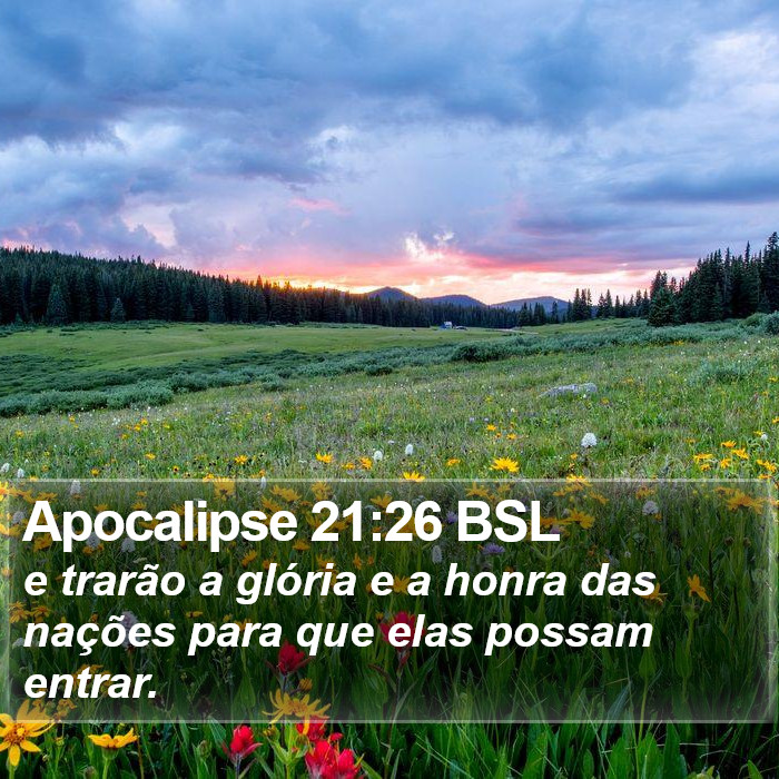 Apocalipse 21:26 BSL Bible Study