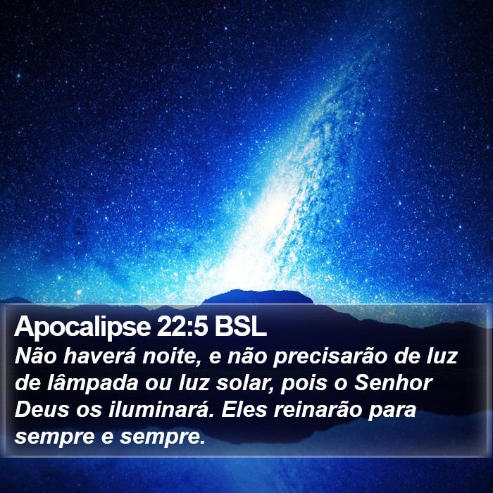 Apocalipse 22:5 BSL Bible Study