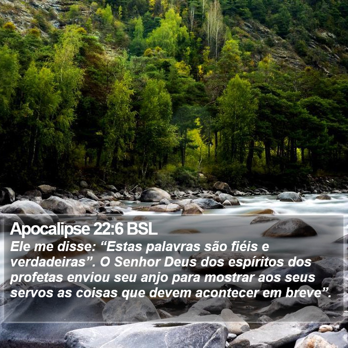 Apocalipse 22:6 BSL Bible Study