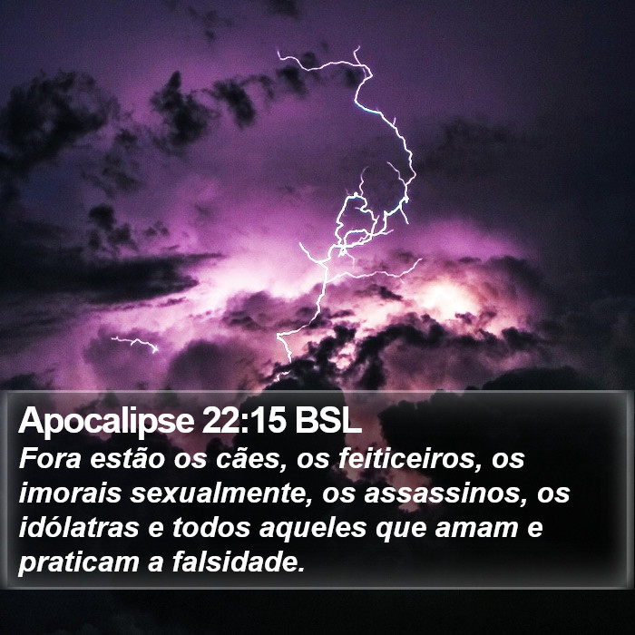 Apocalipse 22:15 BSL Bible Study