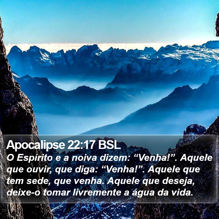 Apocalipse 22:17 BSL Bible Study